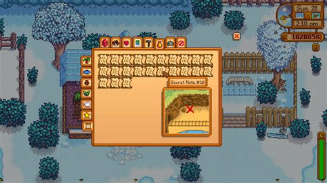 stardew secret notes