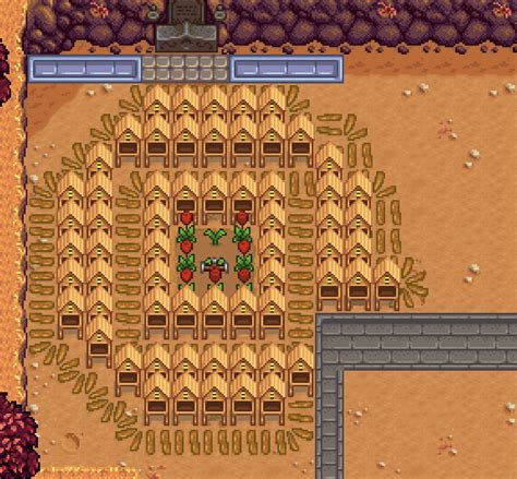 stardew valley beehive layout