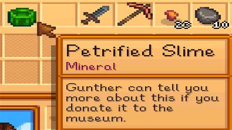 stardew valley petrified slime