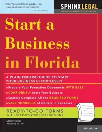 start a business in florida legal survival guides Epub