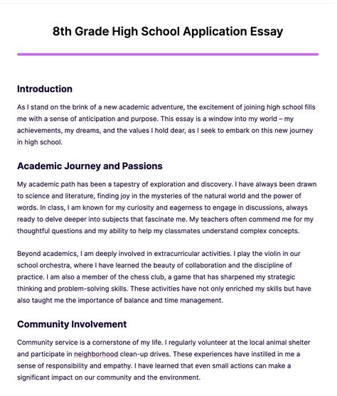 start high school essay PDF