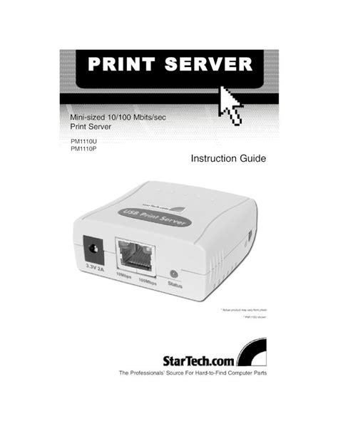 startech pm1110u owners manual PDF