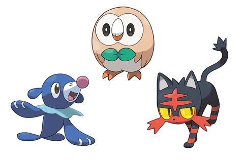 starter pokemon for pokemon moon