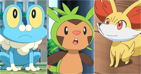 starter pokemon in x and y