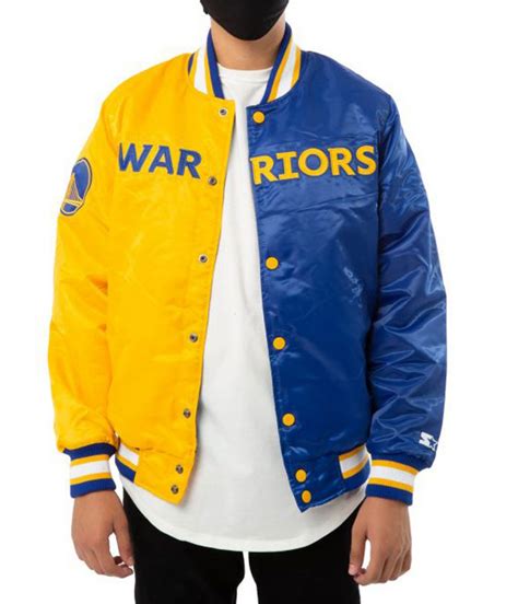 starter warriors jacket