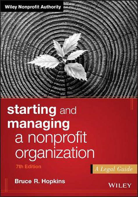 starting and managing a nonprofit organization a legal guide Epub