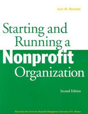starting and running a nonprofit organization 2nd edition Doc