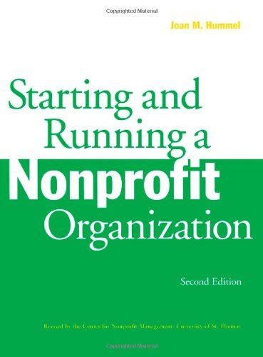 starting and running a nonprofit organization 2nd edition Doc