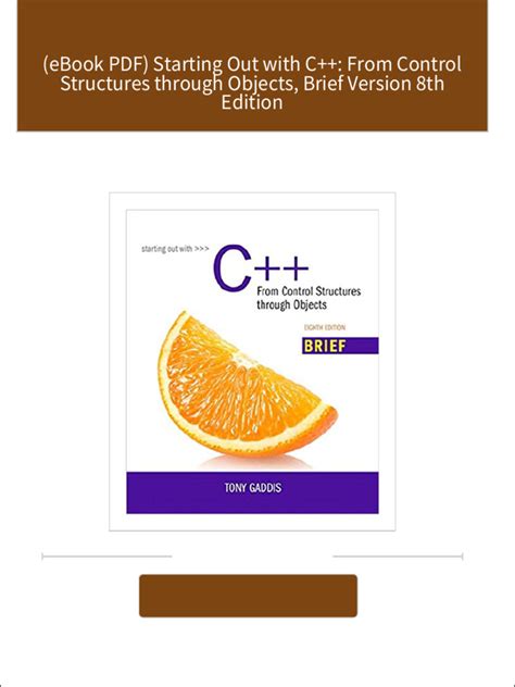starting control structures objects edition Ebook Kindle Editon