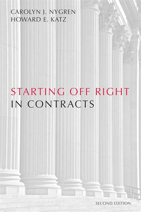 starting off right in contracts second Reader