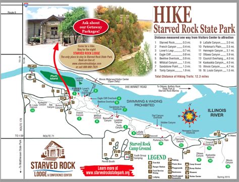 starved rock trail map