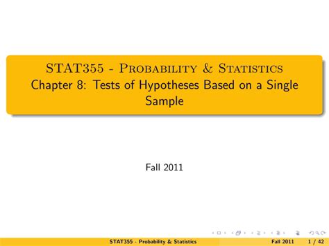 stat355 probability statistics chapter 8 tests of Doc