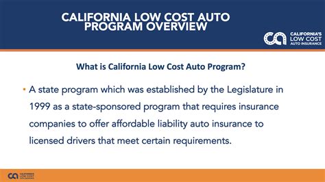 state of california low cost auto insurance