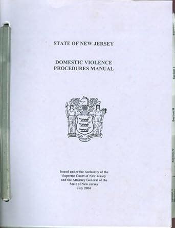state of new jersey domestic violence procedures manual Doc