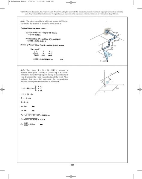 statics hibbler 12th edition solution manual Kindle Editon