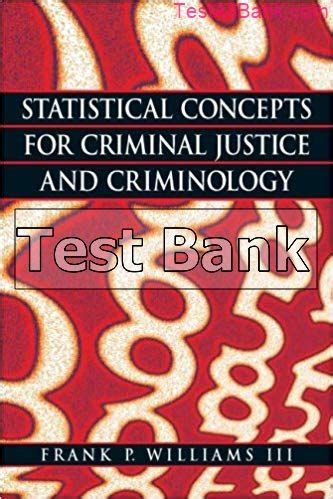 statistical concepts for criminal justice and criminology Doc