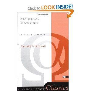 statistical mechanics a set of lectures advanced books classics Doc