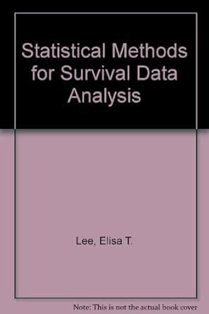 statistical methods for survival data analysis PDF