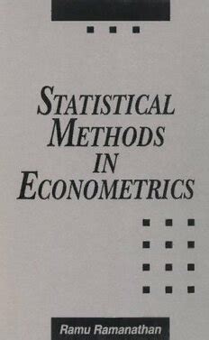 statistical methods in econometrics pdf Doc