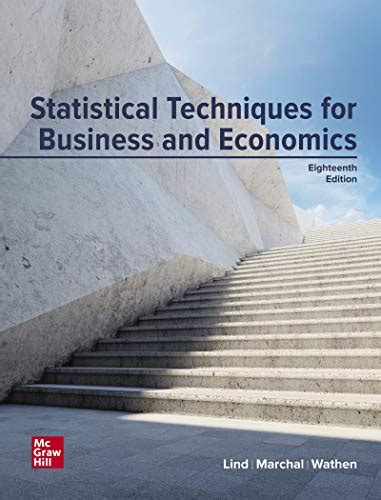 statistical techniques in business and economics 15th edition mcgraw pdf Kindle Editon
