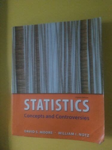 statistics concepts and controversies 8th edition answers PDF