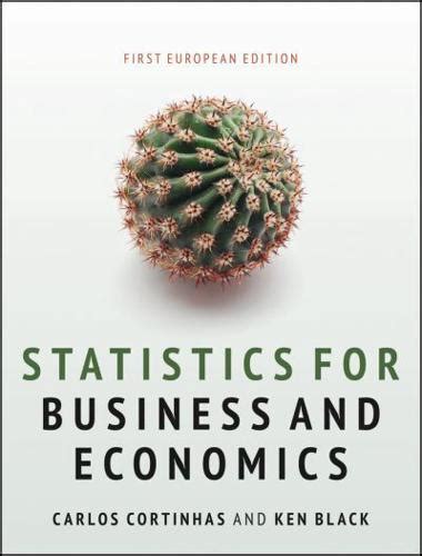 statistics for business and economics cortinhas PDF