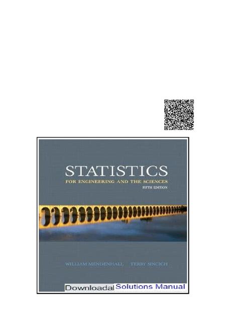 statistics for engineering and the sciences 5th edition solution manual PDF