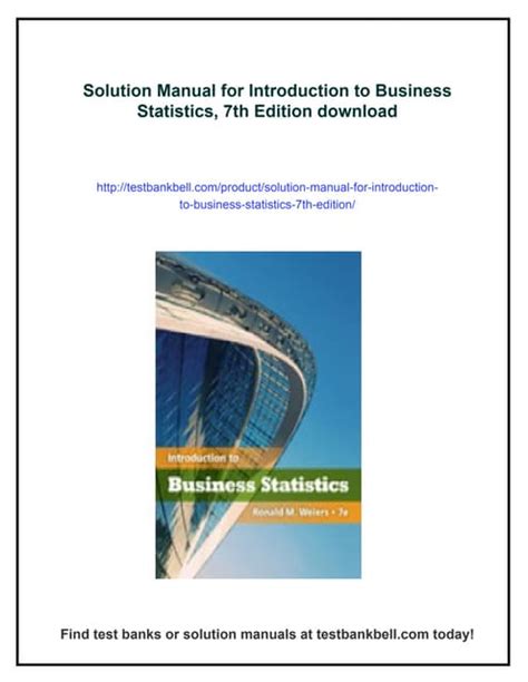statistics for management 7th edition solution chapter 4 Reader