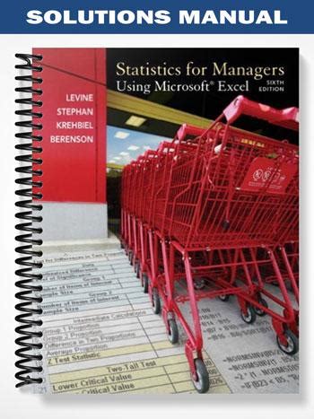 statistics for managers using microsoft excel 6th edition solutions PDF