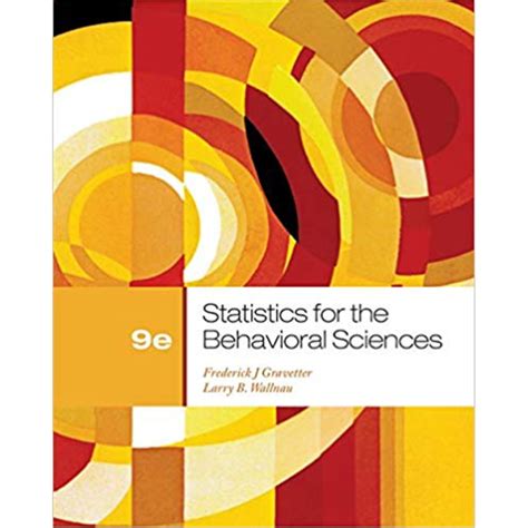 statistics for the behavioral sciences 9th edition Doc