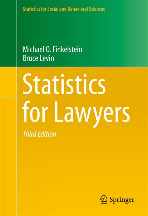 statistics lawyers social behavioral sciences Epub