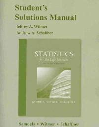 statistics life sciences 4th edition solution manual Kindle Editon