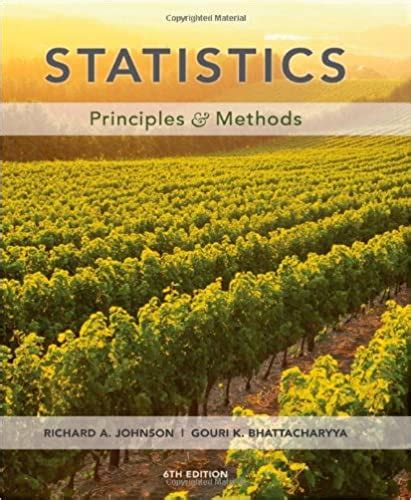 statistics principles and methods 6th edition solutions manual Doc