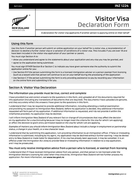 statutory declaration for parents visa Kindle Editon