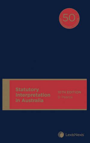 statutory interpretation in australia paperback Reader