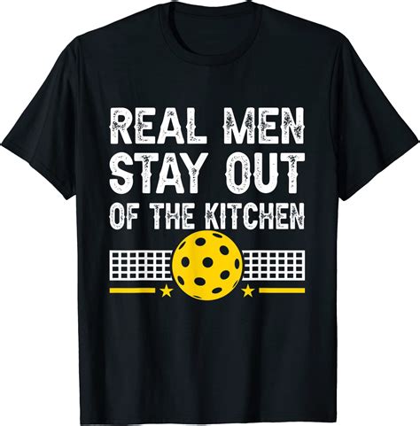 stay out of the kitchen pickleball shirt