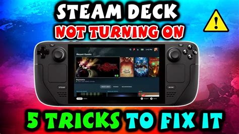 steam deck not turning on