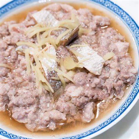 steamed minced pork with salted fish