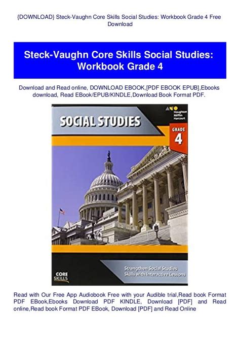 steck vaughn core skills social studies workbook grade 3 Reader