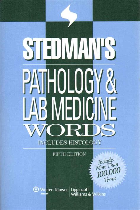 stedmans pathology and laboratory medicine words includes histology fourth edition stedmans word books Kindle Editon