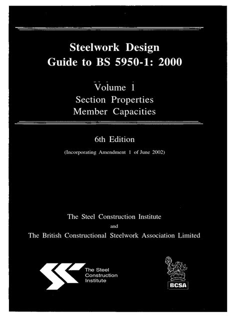 steelwork design guide to bs 5950 pdf PDF