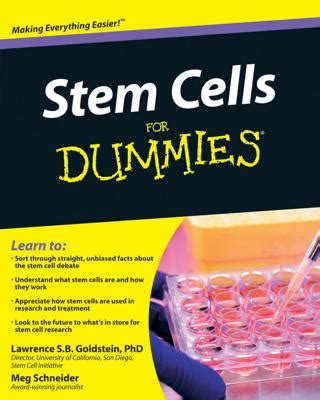 stem cells for dummies Kindle Editon