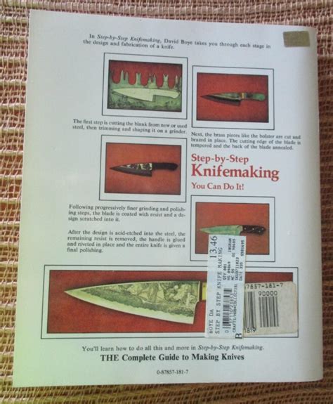 step by step knifemaking you can do it Kindle Editon