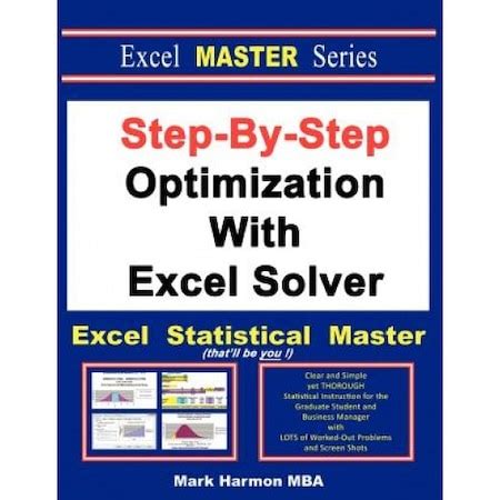 step by step optimization with excel solver the excel statistical master Reader