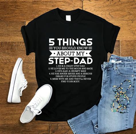 step father t shirts