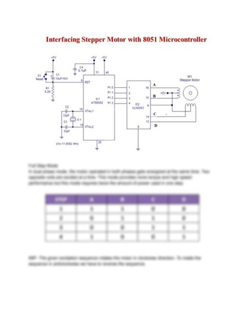 stepper motor experiments for 8051 microcontroller Epub