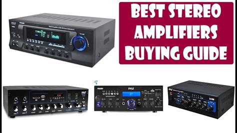 stereo amplifier buying guide PDF