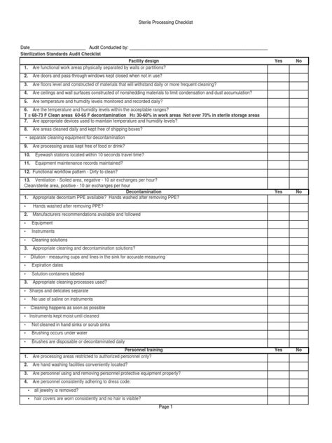 sterile processing competency checklist Kindle Editon