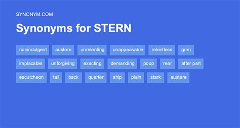 stern synonym