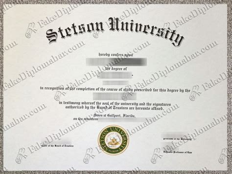 stetson university degrees